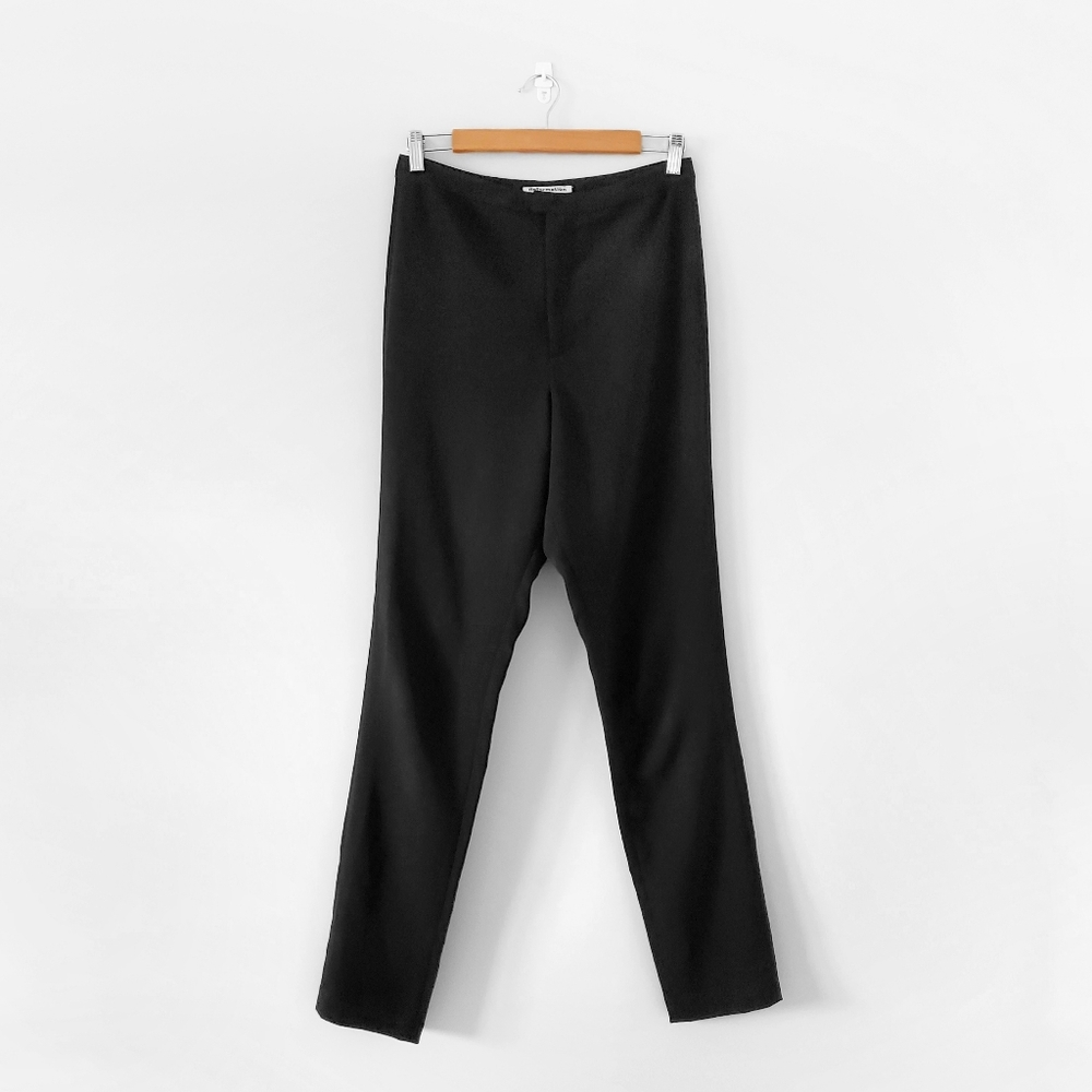 REFORMATION Black High Waisted Workwear Trousers Pants